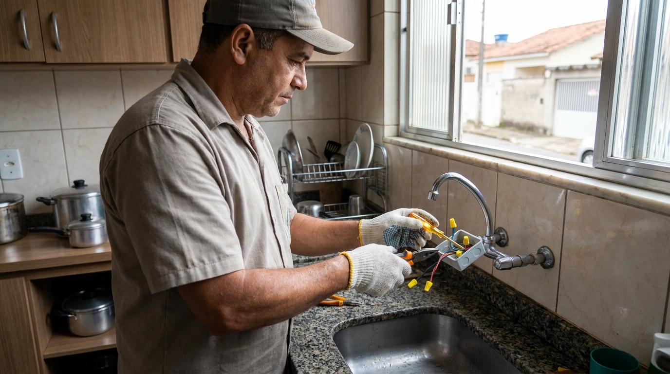 Adequação de Ponto Elétrico no Arpoador, Contagem‑MG