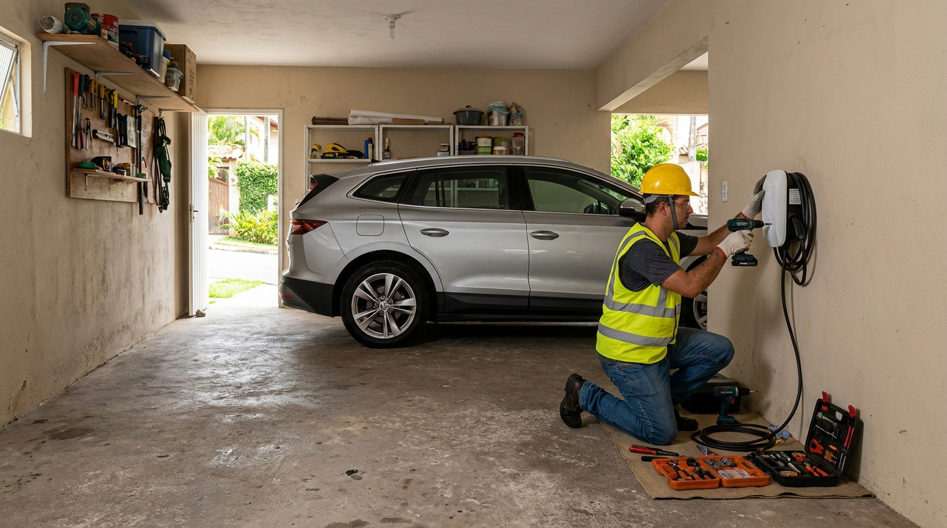 Instalação em Garagem ou Condomínio no Arpoador, Contagem‑MG