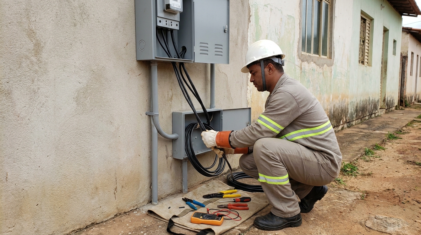 Regularização de Entrada de Energia no Arpoador, Contagem‑MG