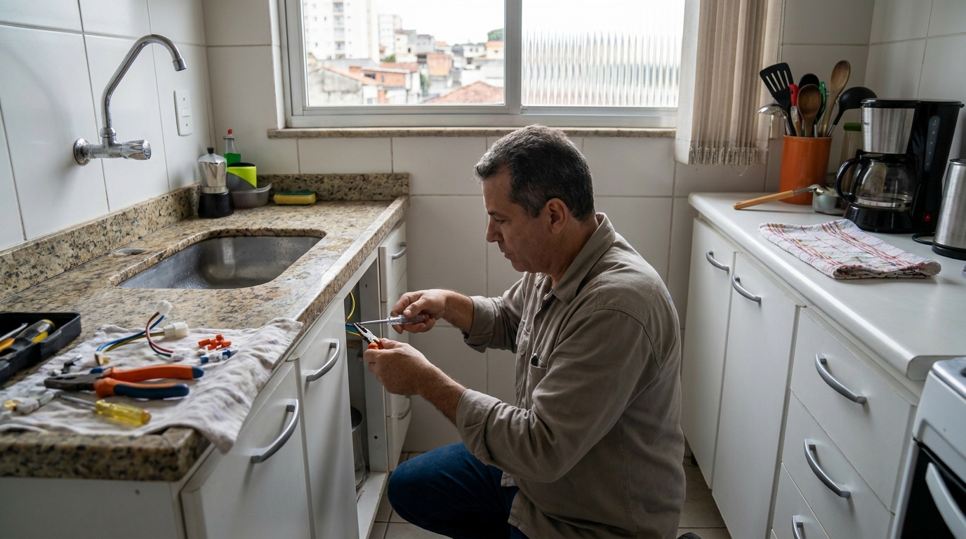 Troca de Torneira Elétrica no Arpoador, Contagem‑MG